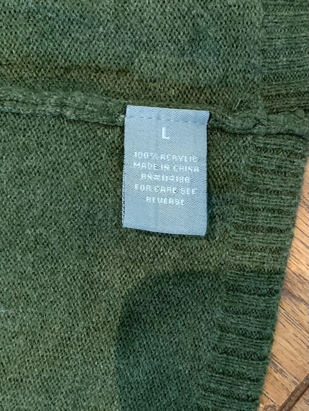 Olive Green Hooded Open-Front Women's Cardigan - Picture 13 of 16